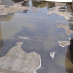 pooling water_large deck waterproofing