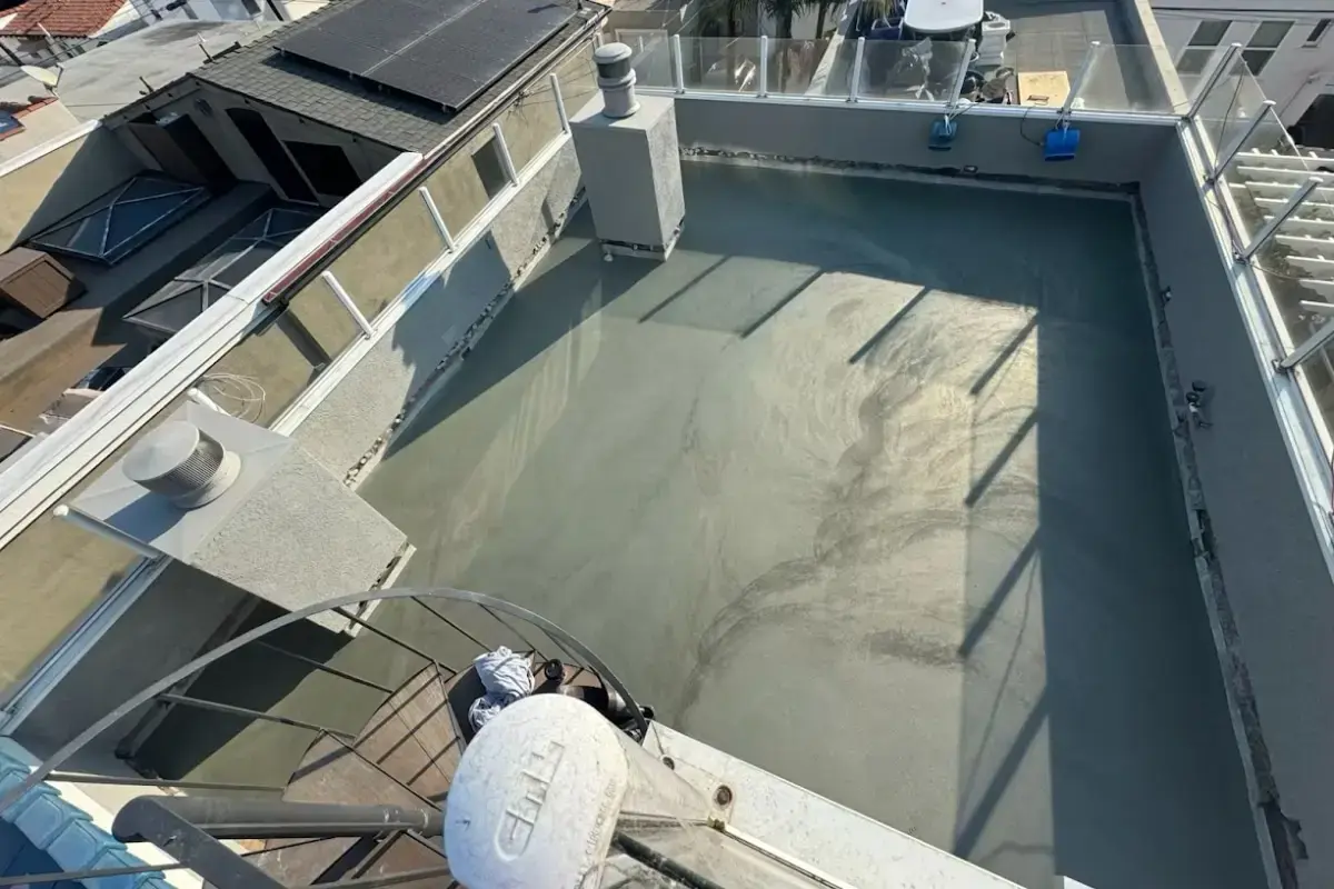 Even deck sealant application for lasting water protection.